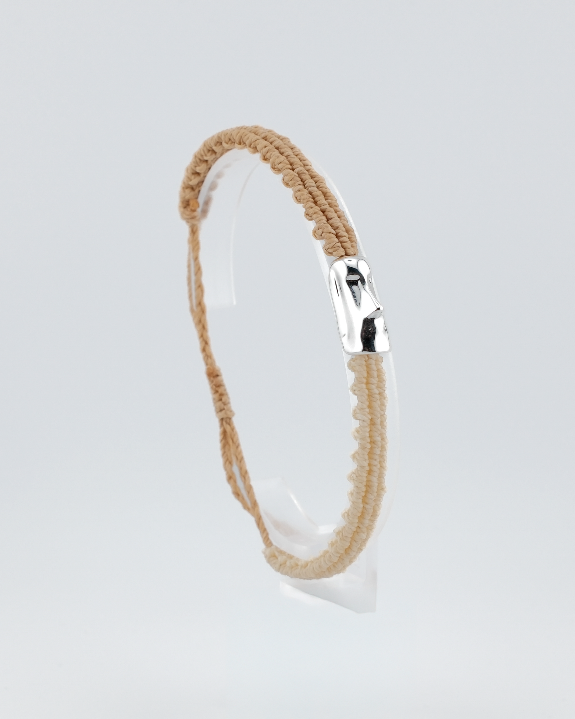 BEIGE MOAI BRACELET - Kaikai