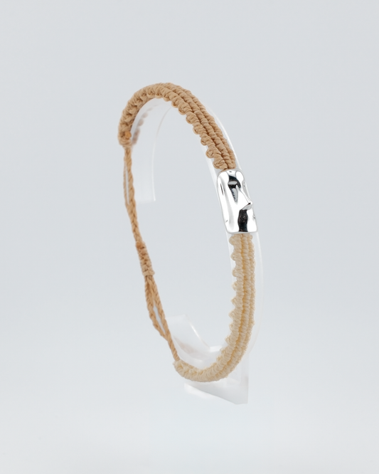 BEIGE MOAI BRACELET - Kaikai